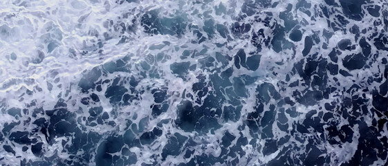 Fototapeta premium Water at storm