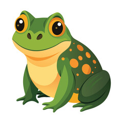 Illustration of Goliath Frog Isolated