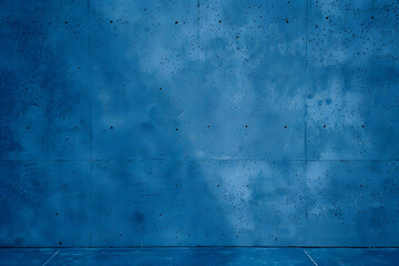 Obraz premium Modern bright with blue distress concrete texture of architecture building structure for background with vintage tone.