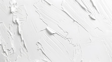 White brush strokes on a white textured background