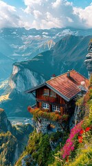 Charming Mountain House with Scenic View