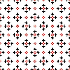 Seamless pattern of simple small geometry motif