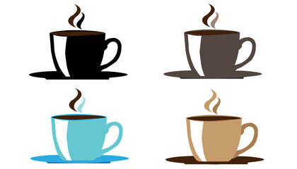 Set of coffee cup or mug