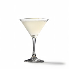 Martini glass isolated on a white background