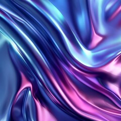Obraz premium Gradient background with metallic sheen, futuristic, cool tones, digital rendering, sleek and modern for hightech advertisements