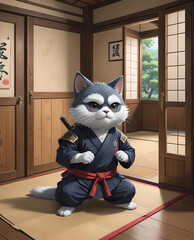 cat samurai