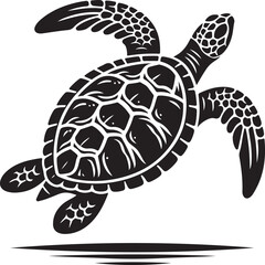 Fototapeta premium illustration of turtle