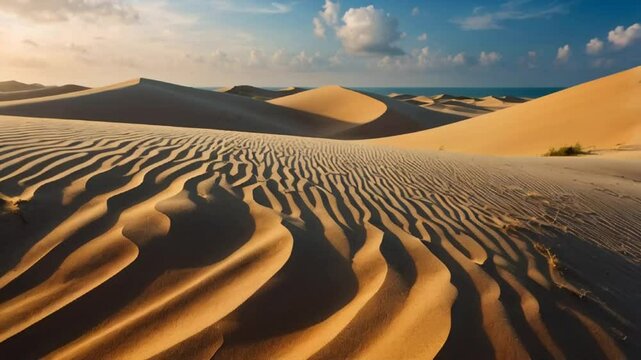 White sand dunes Mui Ne Vietnam