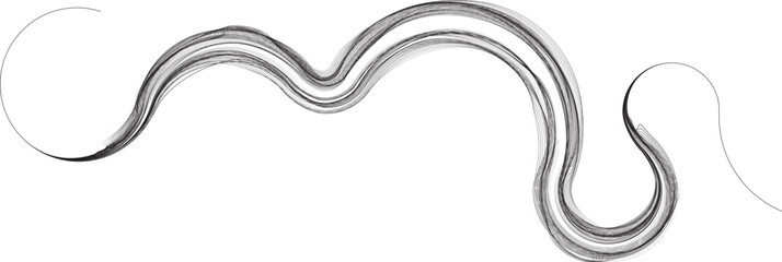 Abstract flow linear fluid wavy shape .Curved lines pattern . Music sound wave . Vector illustration