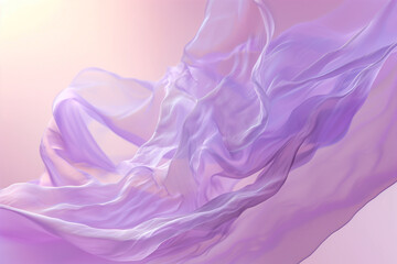 Fototapeta premium abstract silk background, delicate pale purple fabric folds creating a soft and dreamy texture