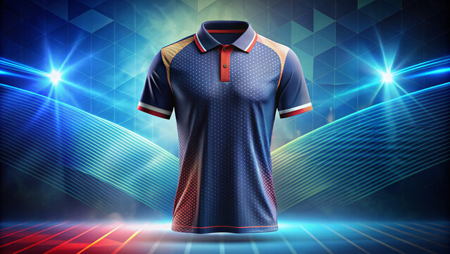 Sports jersey and background Design