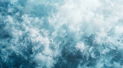 Fototapeta premium Whitecaps and Blue Water on a Sunny Day