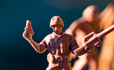 macro, piano, army, soldier, top