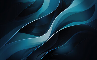 Obraz premium abstract blue wave background