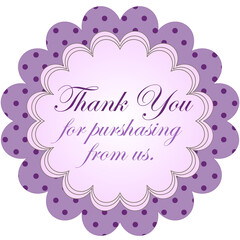 Cute and beautiful Thank stickers png 