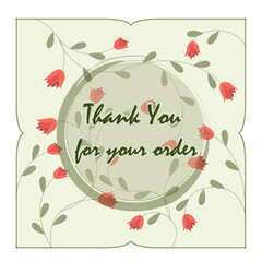 Cute and beautiful Thank stickers png 