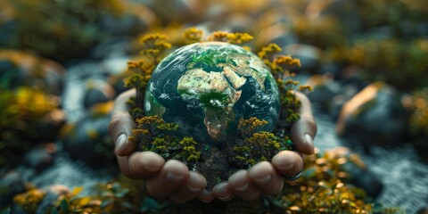 Environmental activists planning a community initiative, uniting their efforts to protect the planet