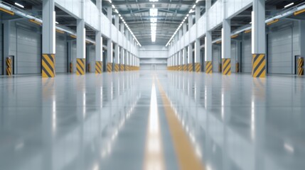 Fototapeta premium High-tech production site, self-sufficient manufacturing facility, high-resolution photo, realistic photo, cinematography, hyper realistic