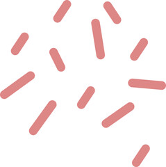Sprinkles Vector Graphic Illustration