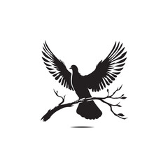 illustration of an pigeon