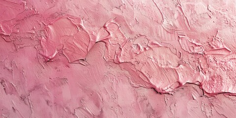 Naklejka premium Pink Painted Wall Close-Up