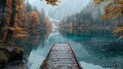 lake in autumn