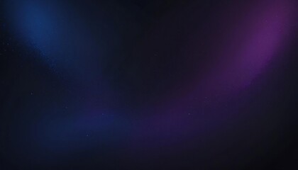 Obraz premium Dark blue purple glowing grainy gradient background black noise texture poster header banner design,illustration created with generative ai.