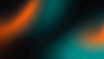 Fototapeta premium Teal orange black color gradient background, grainy texture effect, poster banner landing page backdrop design,illustration created with generative ai.