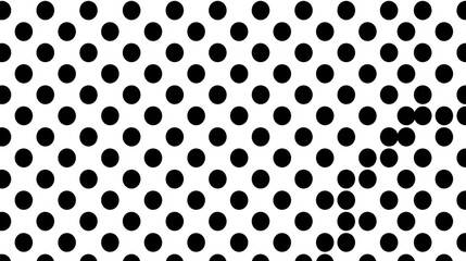 Black and White Polka Dot Pattern