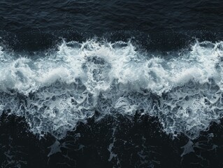 Ocean wave patterns, illustrating the dynamic and mesmerizing beauty of ocean waves for design inspiration.