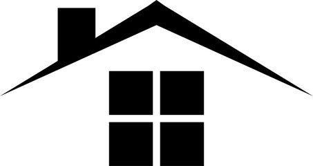 real estate company logo, home and residential icon vector