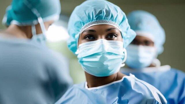 Collaborative Healthcare Team in Scrubs Providing Care in Hospital Emergency Room. Concept Healthcare Providers, Emergency Room Care, Scrubs Team, Collaborative Healthcare, Hospital Setting