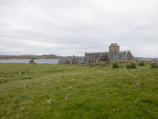 Abad&iacute;a de Iona, en la Isla de Iona, en Escocia, Reino Unido, Europa