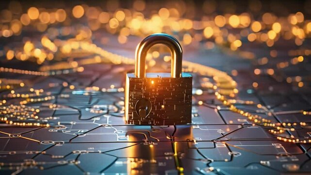 Background in cybersecurity data protection business privacy and technology. Concept Cybersecurity, Data Protection, Business Privacy, Technology