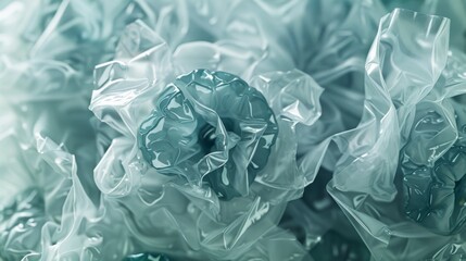 Obraz premium Abstract Turquoise Plastic Texture Background