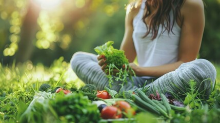 Fototapeta premium Healthy lifestyle changes for long-term benefits