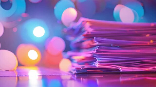 AI aids in document analysis using ML algorithms to extract data. Concept Document Analysis, ML Algorithms, Data Extraction, AI Technology