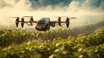 Drones using biopesticides for targeted pest control in agriculture. Concept Agricultural Pesticides, Drone Technology, Biopesticides, Precision Agriculture, Sustainable Farming