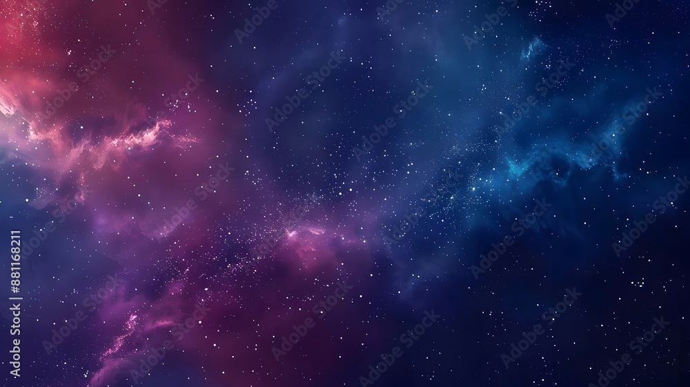 Wall mural starry nebula and galactic background. galaxy background. nebula and galaxies in space. abstract cos