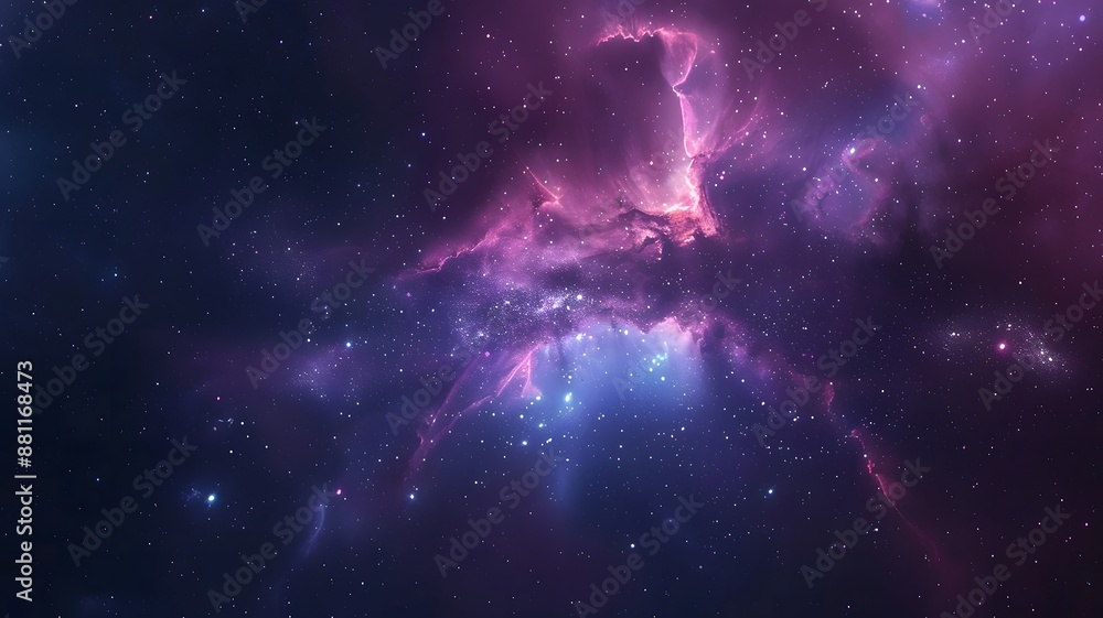 Canvas Prints cosmic nebula and galaxy background. galaxy background. nebula and galaxies in space. abstract cosmo