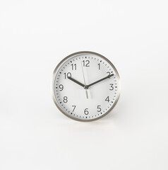 Clock on a white background.