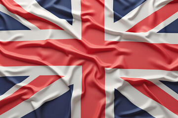 British flag. Background texture. 3d Illustration