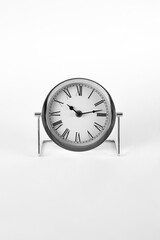 Clock on a white background.