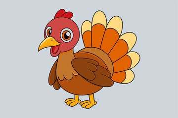 Turkey Vector Illustration: Cartoon, Clipart, and Line Art Designs. Printable turkey vector graphics: cartoon, clipart, and line art designs for any project.