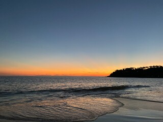 Obraz premium sunset on the beach
