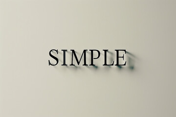 Obraz premium The image is a simple white background with black letters that say 