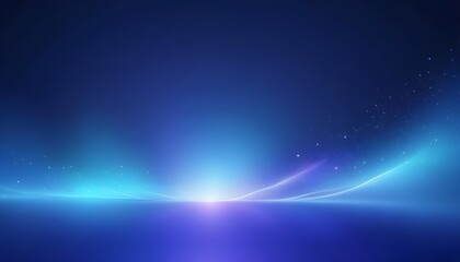 Naklejka premium Indigo blue backdrop with a soft, hazy glow background