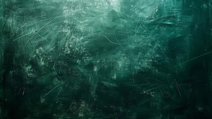 Texture of chalk on green blackboard or chalkboard background School education board, dark wall backdrop or learning concept