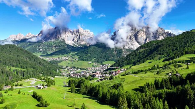 Sassongher, Corvara golf Course, Alta Badia