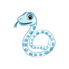 Fototapeta premium Snake illustration drawing symbol